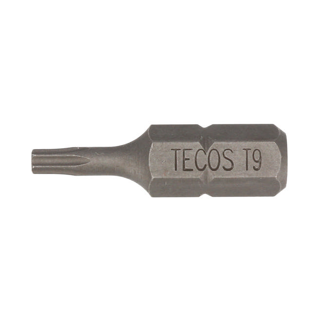 Torx Bits - TX9 × 25 mm, 100 stk.