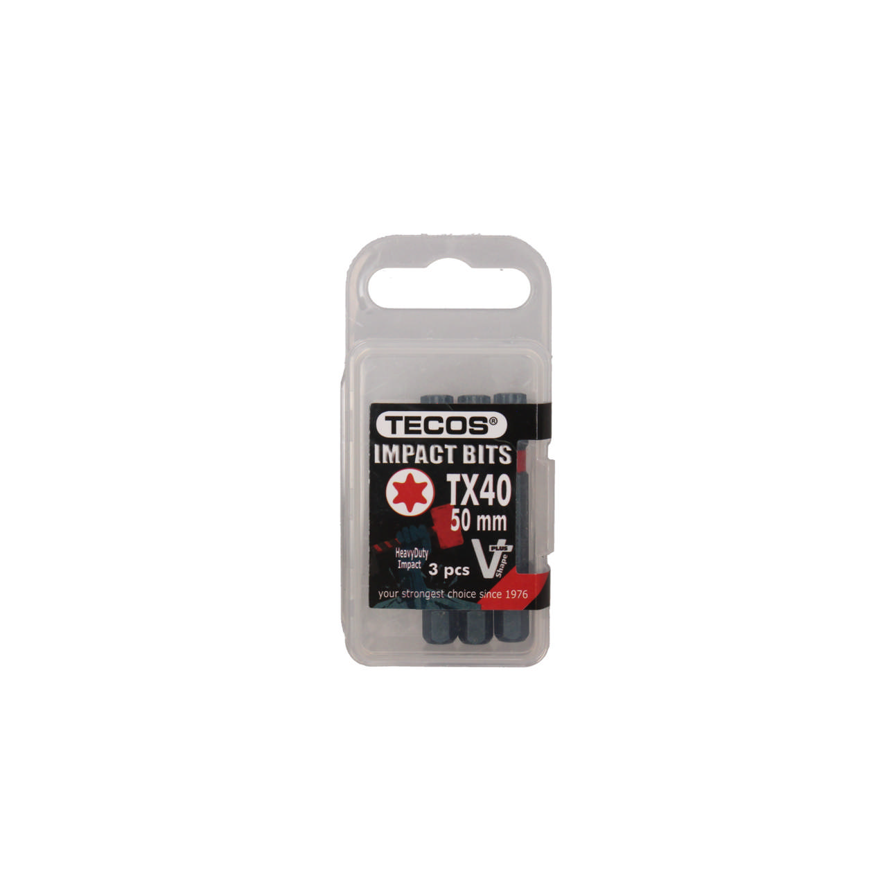Heavy Duty Impact Torx Bits, TX40 × 50 mm - 3 stk.