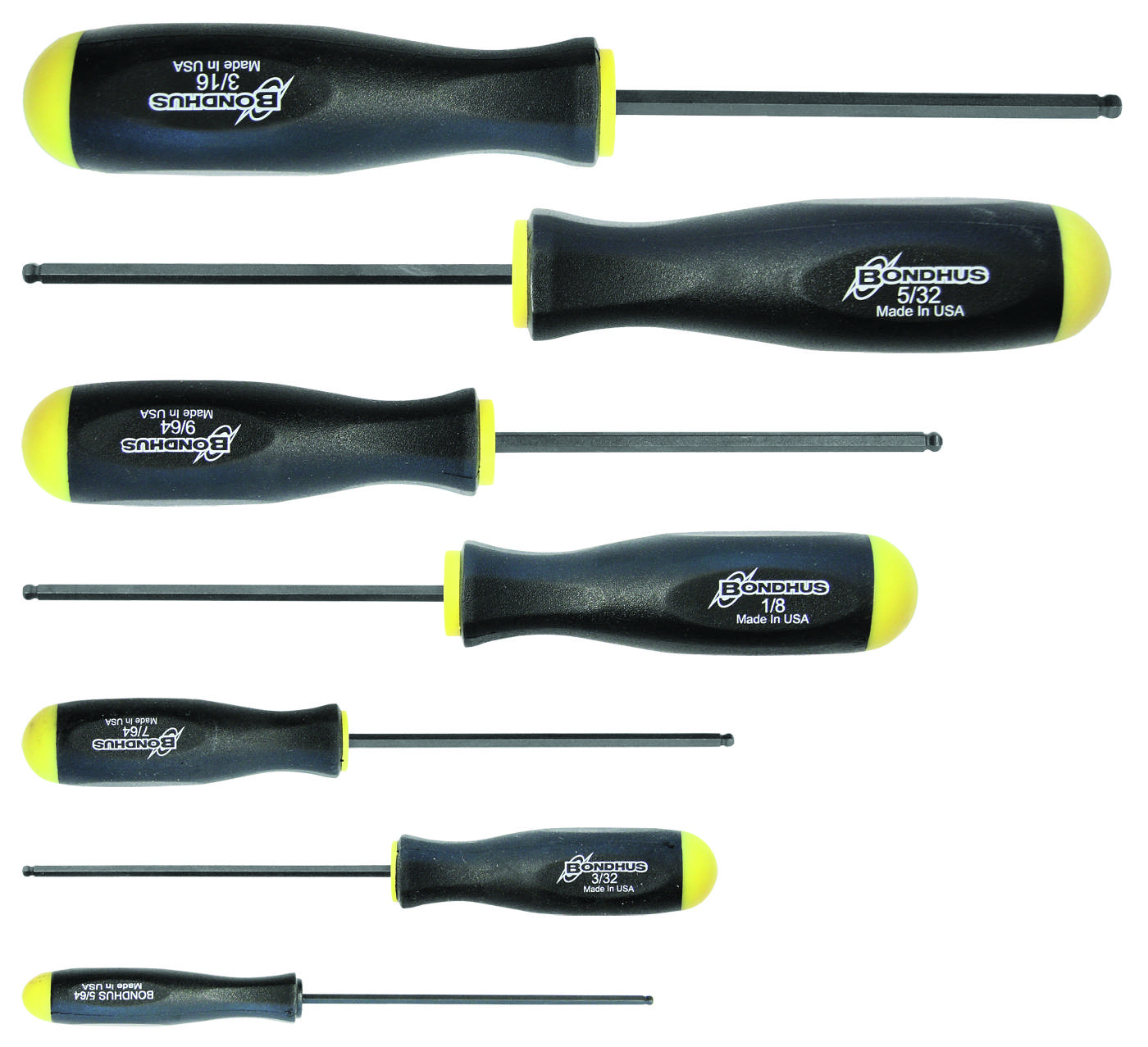 BSX7 Hexskruetrækkersæt m/kugle