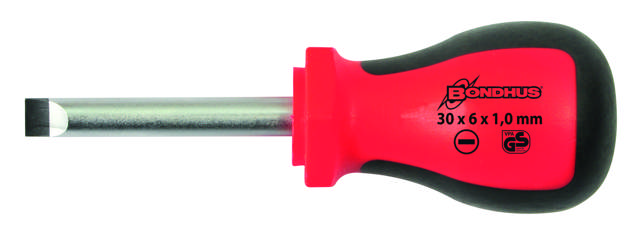 Stubby Skruetrækker lige 6 x 30 mm