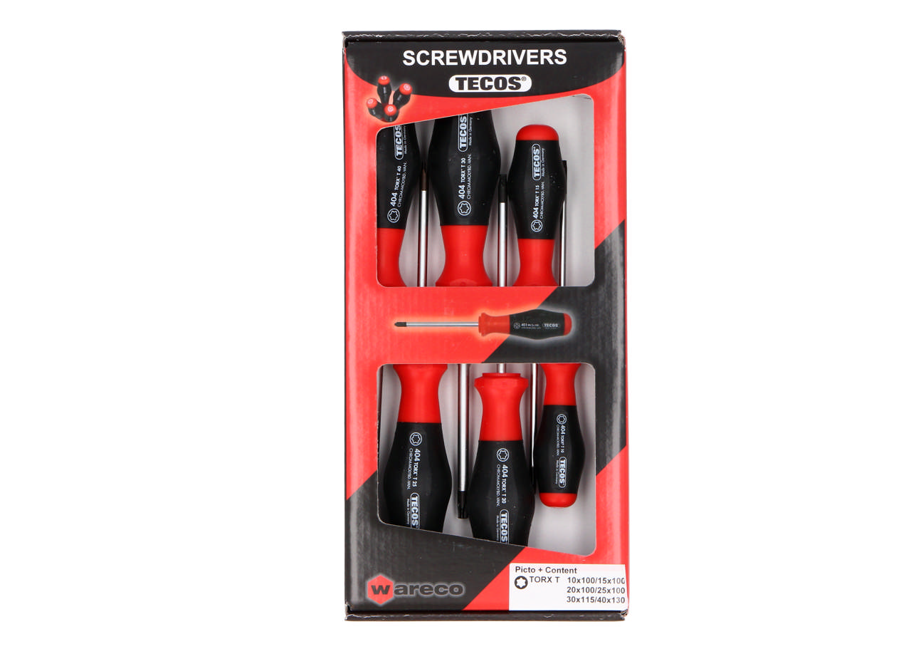 Skruetrækkersæt 6 dele