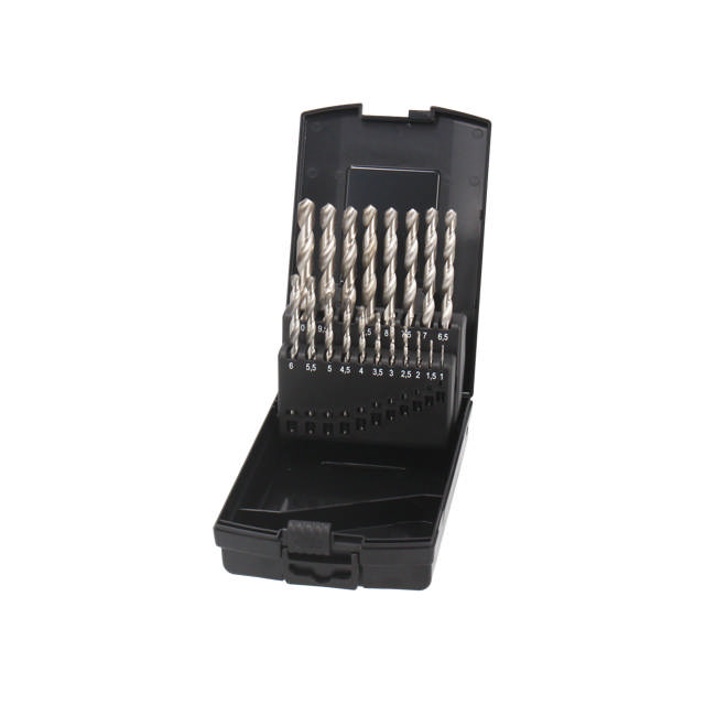 HSS Pro Bright - metalborsæt, 19 dele: 1 - 10 mm