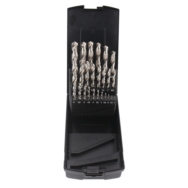 HSS Pro Bright - metalborsæt, 25 dele: 1 - 13 mm