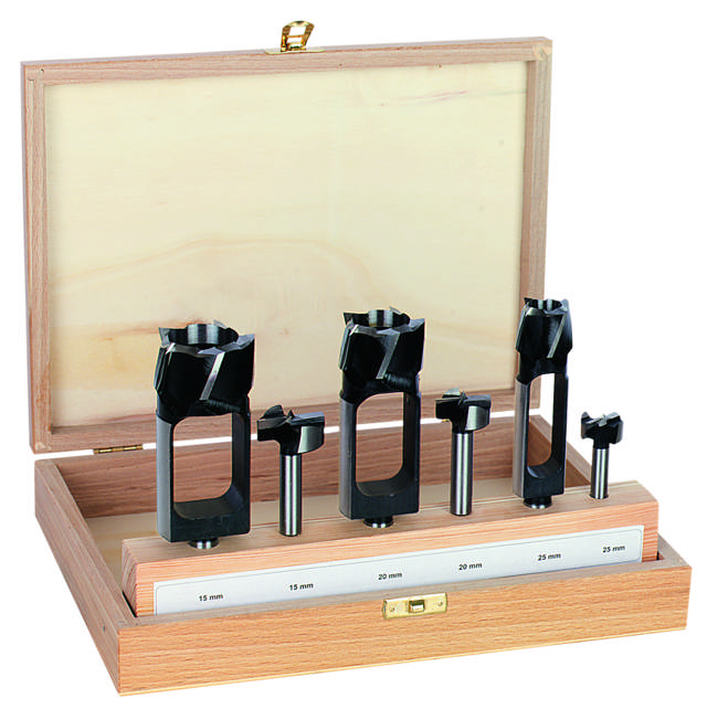 Prop & forstnerborsæt m/ 2 x 3 stk