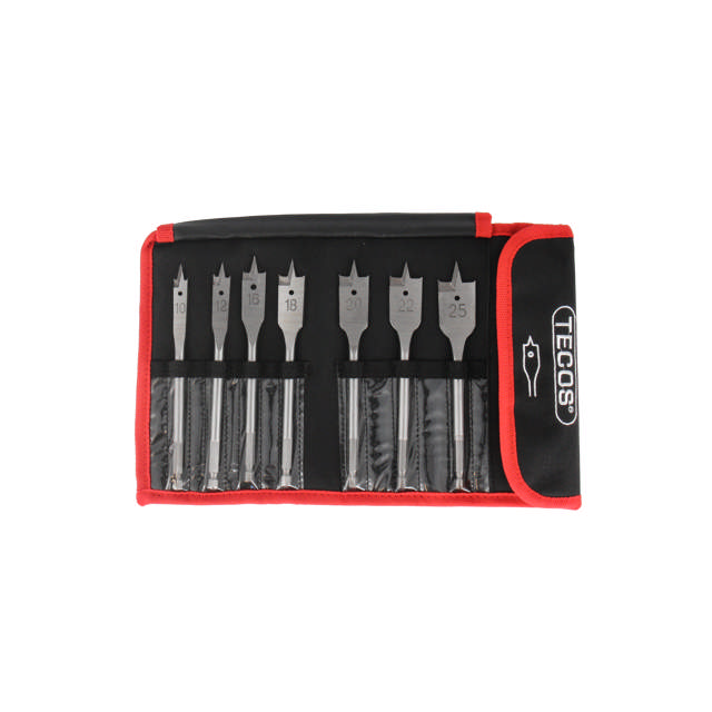 Spadeborsæt 10 - 25 mm - 7 dele