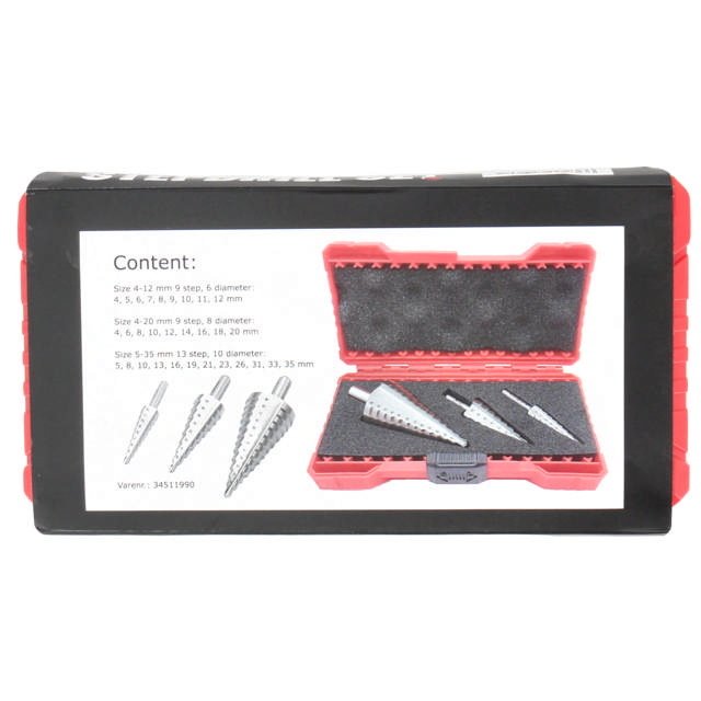 Trinbor sæt 3 dele, 5% Coblat, M35 HSS