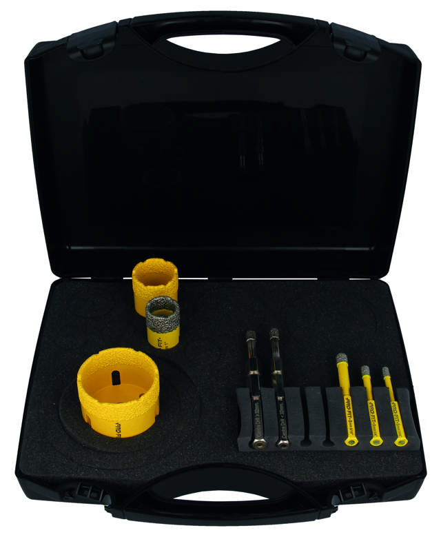 Diamanthulsavsæt 6 dele, 5 - 55 mm