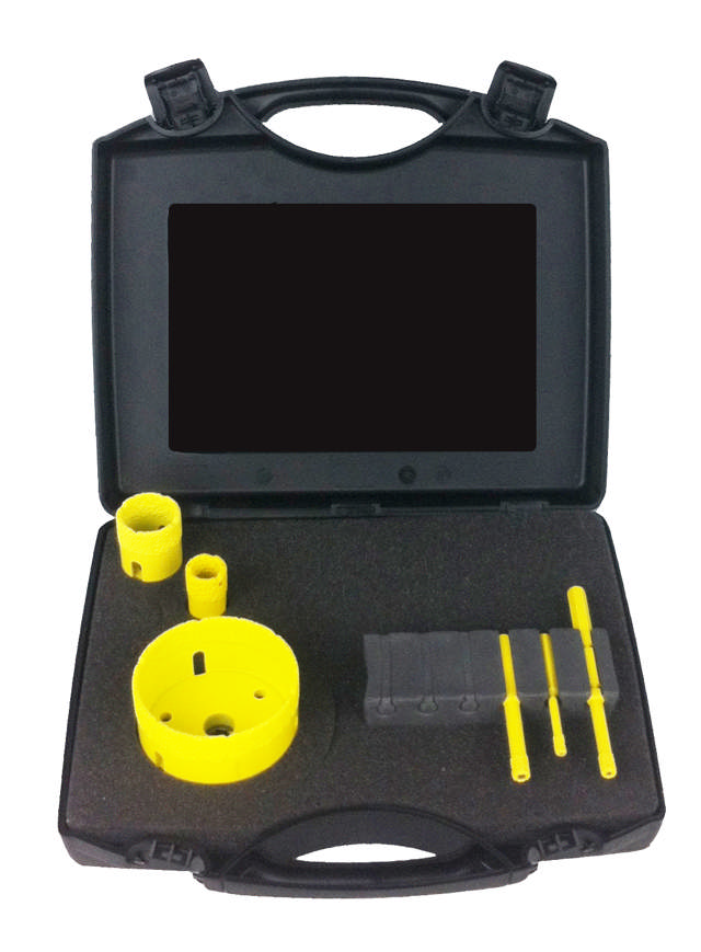 Diamanthulsavsæt 7 dele, 5 - 76 mm