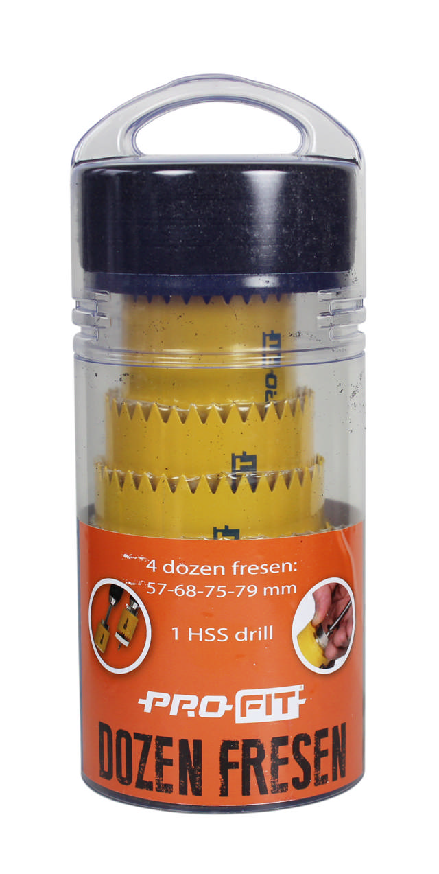 Hulsavsæt Dozen Fresen 57-79mm 5 dele