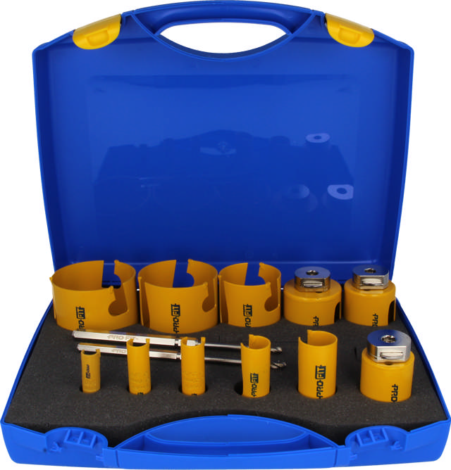 Hulsavsæt HM Elektriker 16 - 83 mm, 13 dele