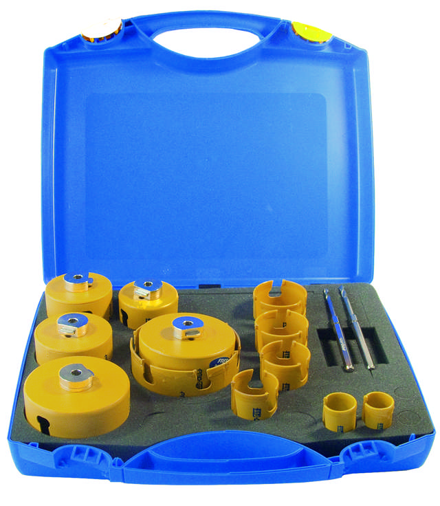 Hulsavsæt HM Multi 32 - 127 mm, 14 dele