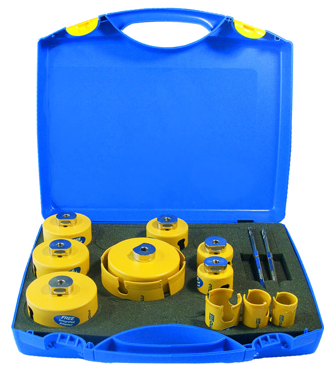 Hulsavsæt HM Byg 35 - 133 mm, 12 dele