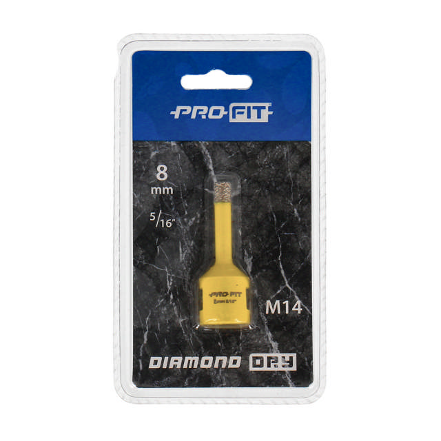 Diamantbor M14 fæste x 8 mm