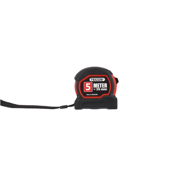 Båndmål, 5 m CE class II Nyloncoated m/metalclips