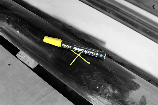 Maling marker - gul
