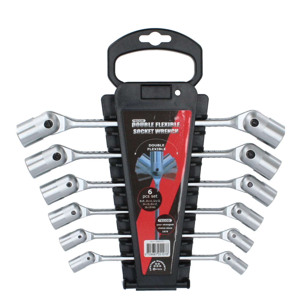 T8006 Lednøglesæt  6 dele, mm