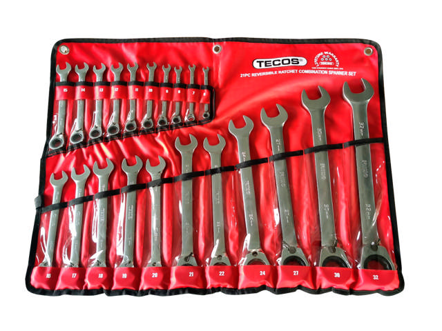 Ringskraldenøglesæt 6-32 mm, 21 dele