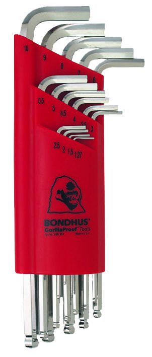 BLX15MB Hexnøglesæt; 1,27 - 10 mm