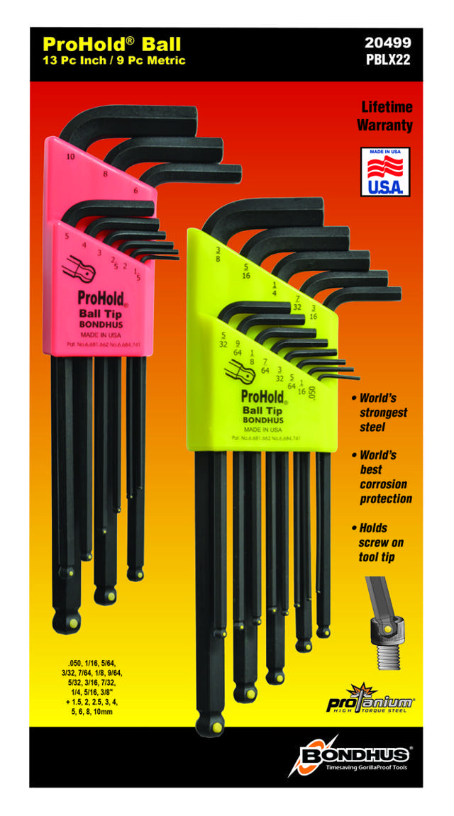 PBLX22 Hexnøglesæt - 