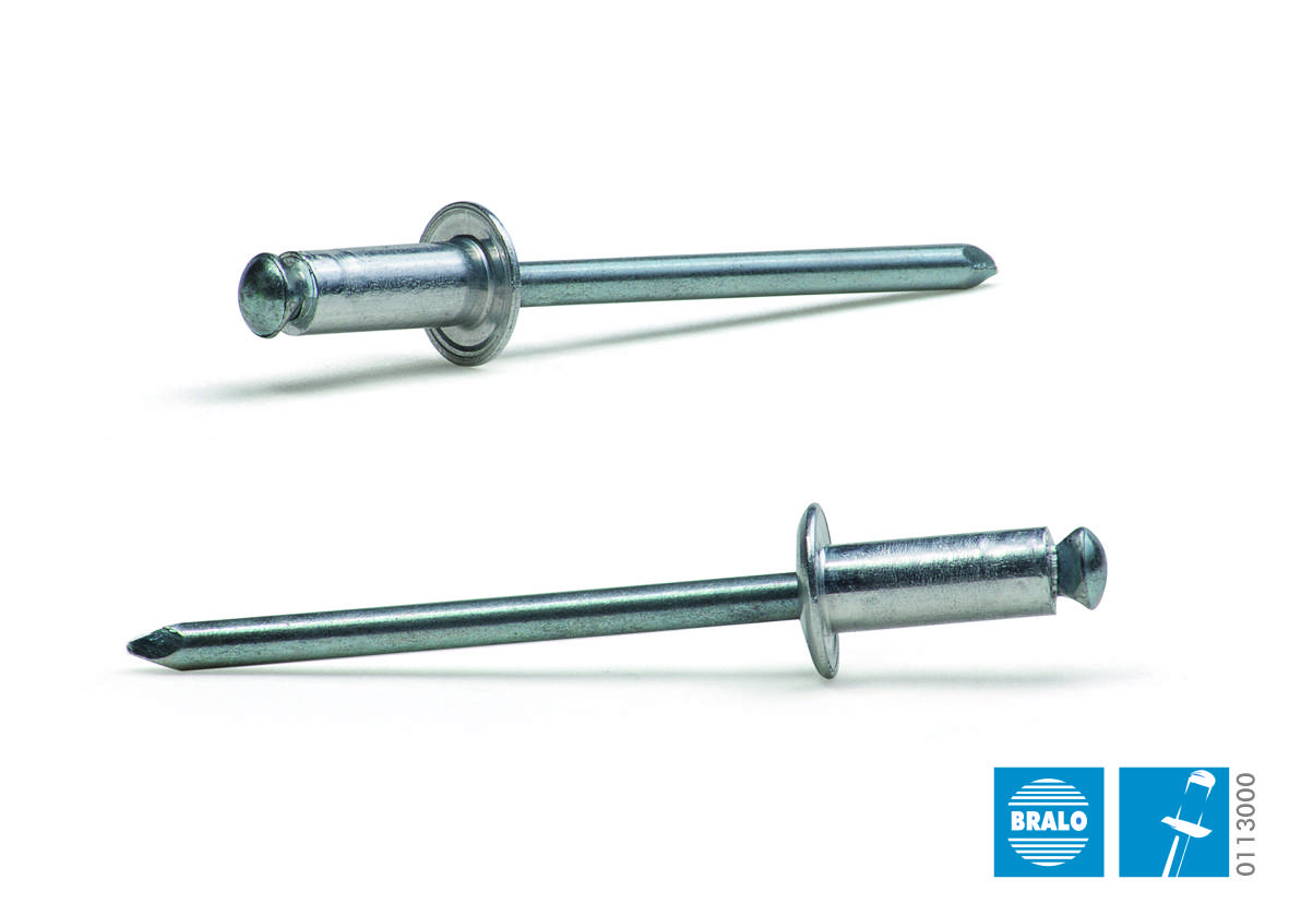 Blindnit 4,8 x 21 mm Alu/Stål, 250 st.