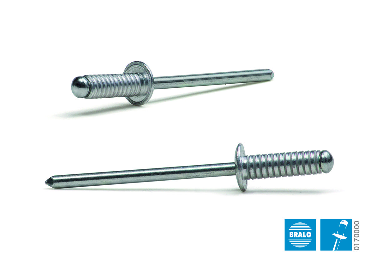 Blindnit 3,2 x 10 mm Alu/Stål, 500 st.