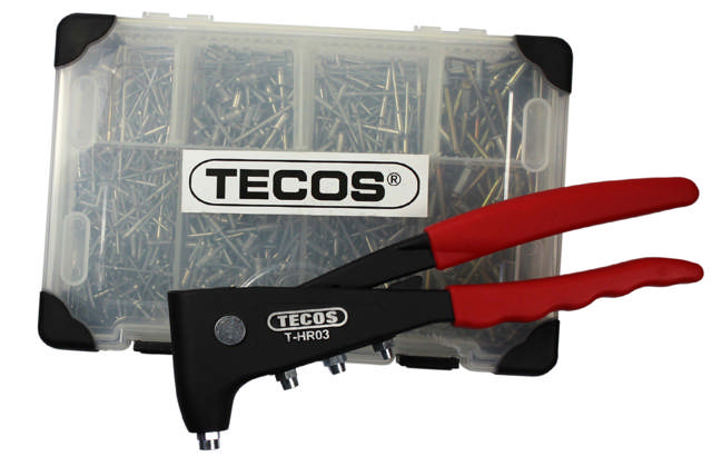 Nittetangsæt HR03: 2,4 - 4,8 mm