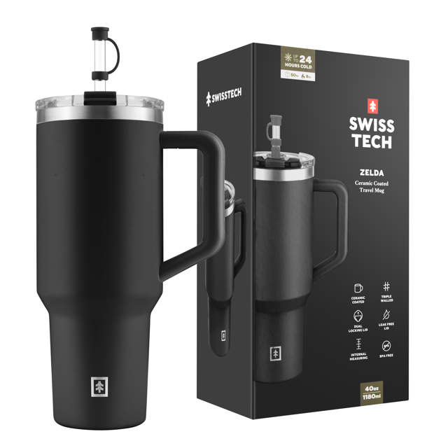 Zelda, 1180 ml - Sort