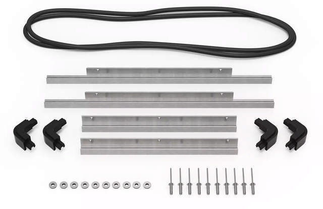 Metrisk panelramme, sæt til låg 2400/2450
