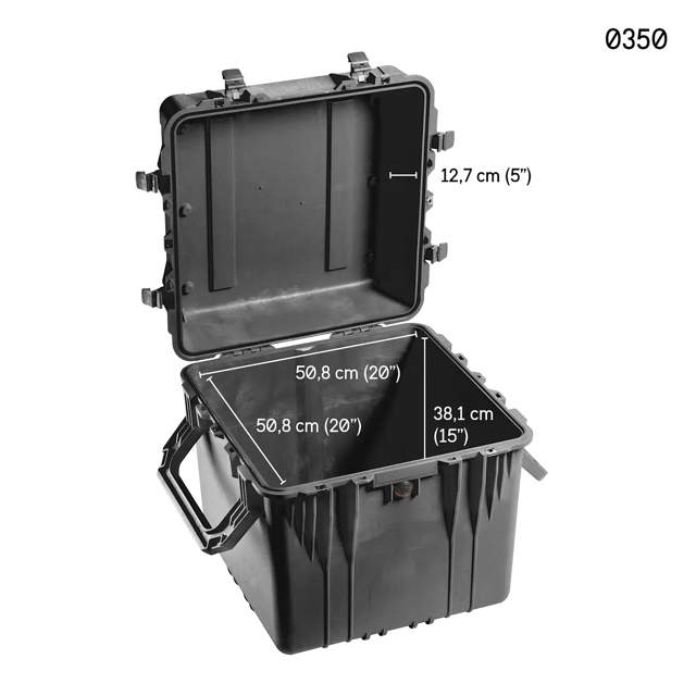 0350 Peli™ Cube Case u/skum