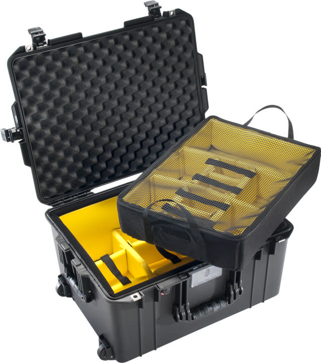 Peli™ 1607 Air case med polstrede skillevægge