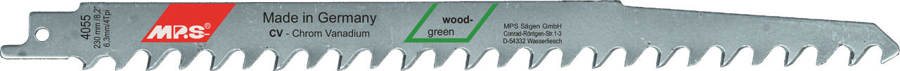 Bajonetsavklinge 4055, 5 stk. 240 mm CrV 3 tpi