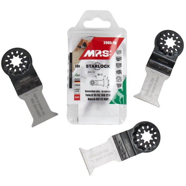 Multicutterklinge 3905, L50xB35 mm Bimetal - 10 stk.