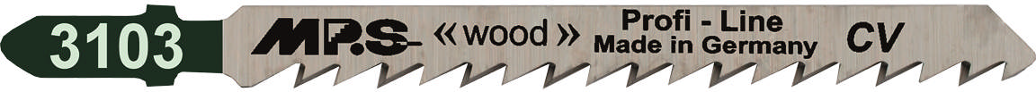 Stiksavklinge 3103, 25 stk. 100 mm CrV 6 tpi