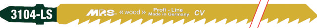 Stiksavklinge 3104-LS, 5 stk. 130 mm CrV 6 tpi