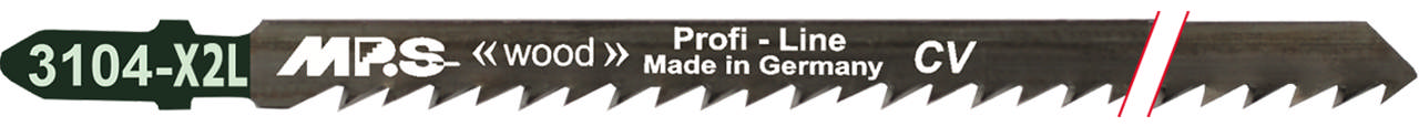 Stiksavklinge 3104-X2L, 5 stk. 170 mm CrV 6 tpi