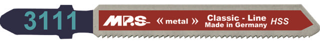 Stiksavklinge 3111, 5 stk. 75 mm HSS 21 tpi