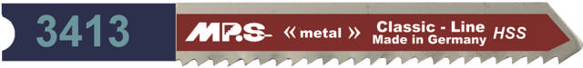Stiksavklinge 3413, 2 stk. 75 mm HSS 12 tpi