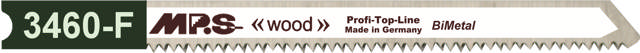 Stiksavklinge 3460-F, 5 stk. 100 mm BiM 17 tpi