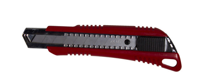 Bræk-af-kniv 18 mm m/autolås