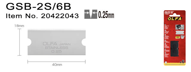 GSB2S/6B skrabeblad for GSR2