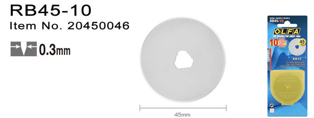 RB45-10 Rulleskær 45 mm