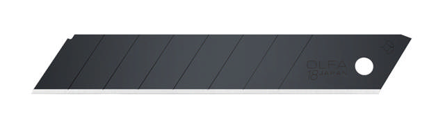 LBB-50 Bræk-af-knivblade 18 mm, sorte