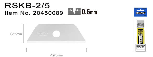 RSKB-2/5 Knivblade 5 stk/pk
