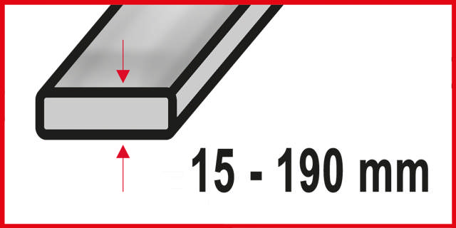 Bajonetsavklinge 4052, 100 stk. 240 mm CrV 4-5 tpi