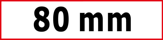 Rasp triangle HM 3926, 80 mm - 50 stk.