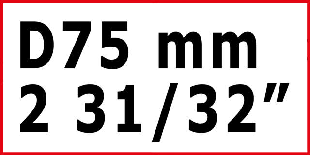 HM savklinge 3924, 75 mm - 1 stk.