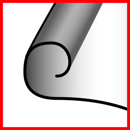 Skraber, Flexibel 3927, 34 x 52 mm CrV - 1 stk.