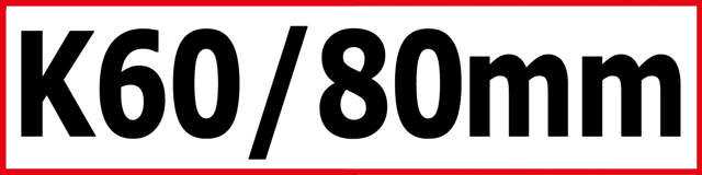 Slibepapir 3921, korn 60, 80 mm - 5 stk.