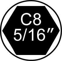 Hex Bits, 2,5 × 30 mm