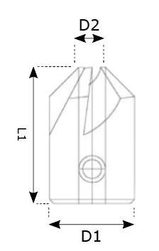 Træforsænker 16 mm t/ 5 mm bor